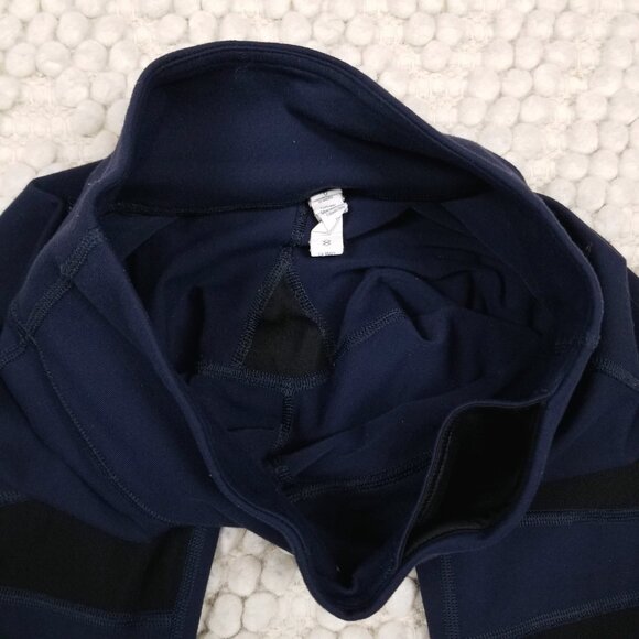Lululemon Tech Mesh Tight Inkwell/Black Sz 6 - Picture 4 of 8